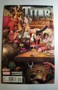 The Mighty Thor #1 (2016) Newbury comics variant VF+