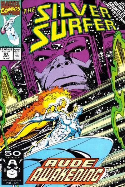 Silver Surfer (1987 series) #51, NM (Stock photo)