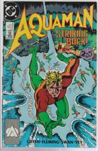 SET OF 5 AQUAMAN COPPER AGE DC COMICS, FULL STORY ARC, ALL BAGGED W/BOARDS N/M