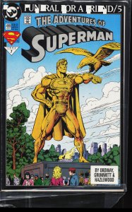 Adventures of Superman #499 Second Print Cover (1993) Superman