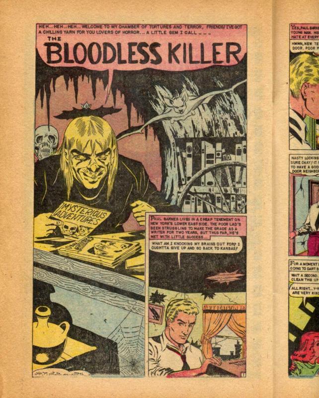 Fight Against Crime #13 1953- Bloodless Killer- Golden Age Horror G