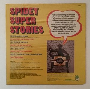 Spider-Man: “Spidey Super Stories” Record, LP, #8189, 12 inch, Unopened