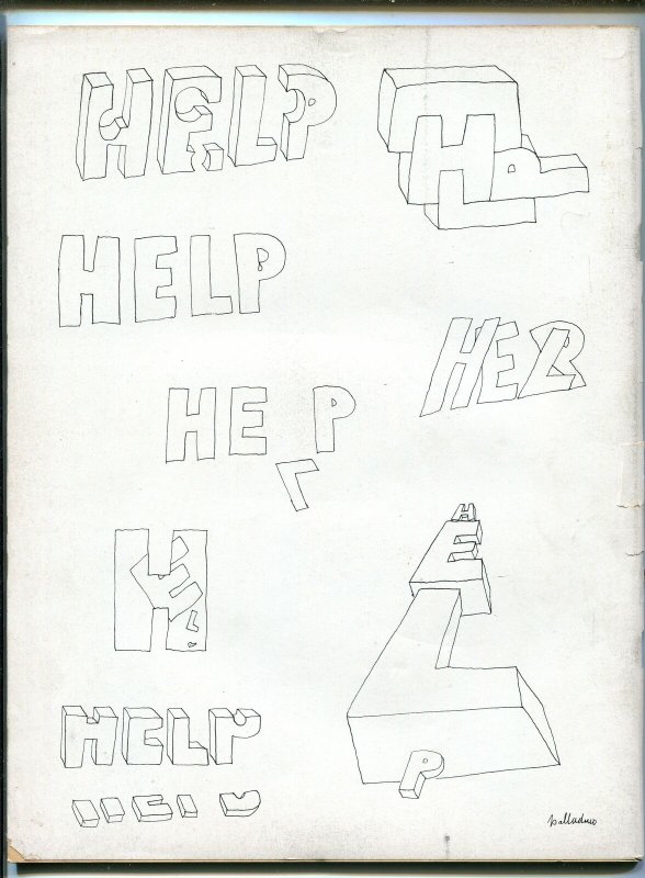 HELP! #8 1961-WARREN-HARVEY KURTZMAN-JACK DAVIS-BILL ELDER-PARODY--vg