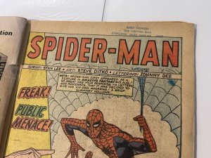 Amazing Spider-Man # 1 VG- 1963 Marvel Comic Book Original NO Restoration LD2