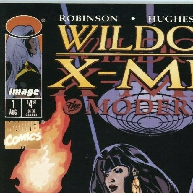 Wild CATS X-Men #1 Cover B Variant Marvel Comic Image Crossover 1997 Adam Hughes