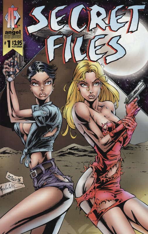 Secret Files #1 (1996), Regular, Nude and Nude Platinum Variant