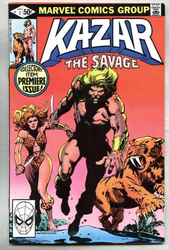 KA-ZAR #1, VF/NM, Anderson, Jungle, Savage, 1981, Shanna, more Marvel in store