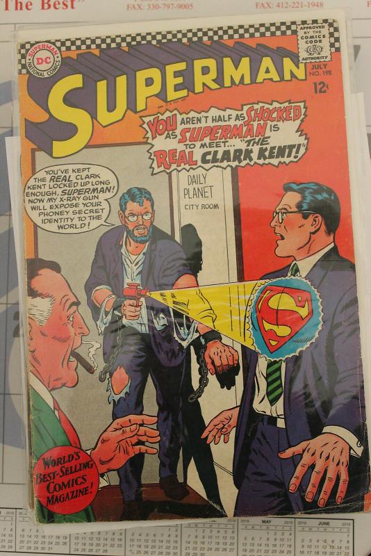 Superman #198 (DC, 1967) Condition: FN