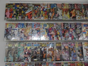 Huge lot 180+ Comics W/ Silver Surfer, Wolverine, Doctor Strange Avg VF- Cond