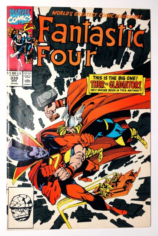 Fantastic Four #339 (FN/VF, 1990)