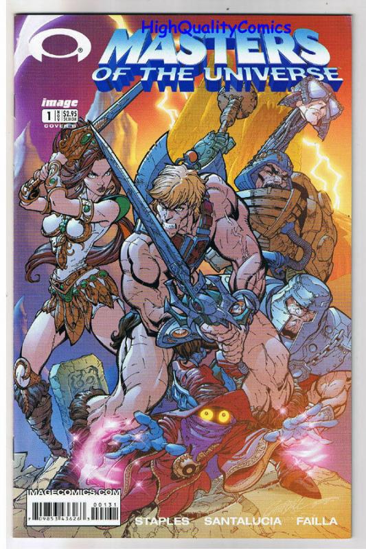 MASTERS of the UNIVERSE #1, NM-, MOTU, He-Man, Staples, 2002