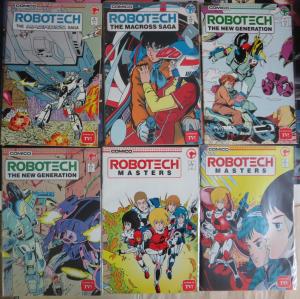 Robotech  6 Comico Issues Macross Masters New Gen 1985 UNCIRCULATED 9.2/ BETTER