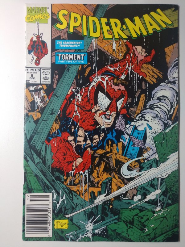 Spider-Man #5 (7.0, 1990) NEWSSTAND