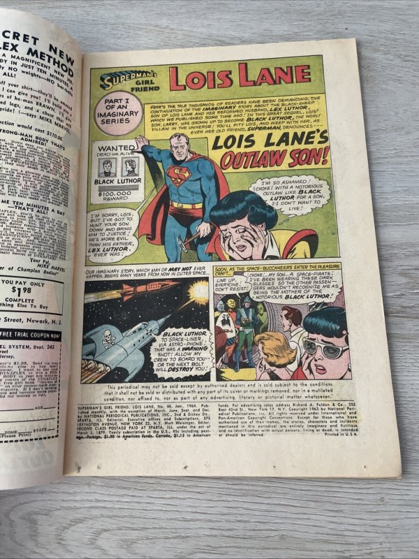 Superman's Girl Friend Lois Lane #46 VG