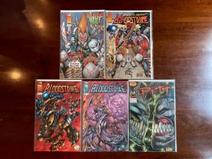 5 Image Comics Pitt 4 + Bloodstrike # 21 22 25 + Bloodwulf # 1 NM 1st Print J903