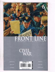 Civil War Frontline # 6 NM 1st Print Marvel Comic Book Spider-Man Avengers J103