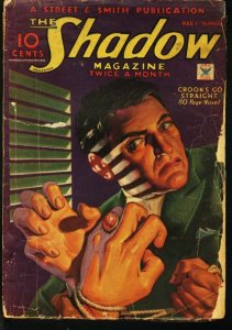 PULP:  SHADOW 1935 MAR 1-STREET AND SMITH PULP-RARE FR