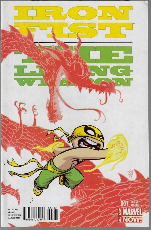 Iron Fist: The Living Weapon #1 (Marvel, 2013) Skottie Young Baby Variant