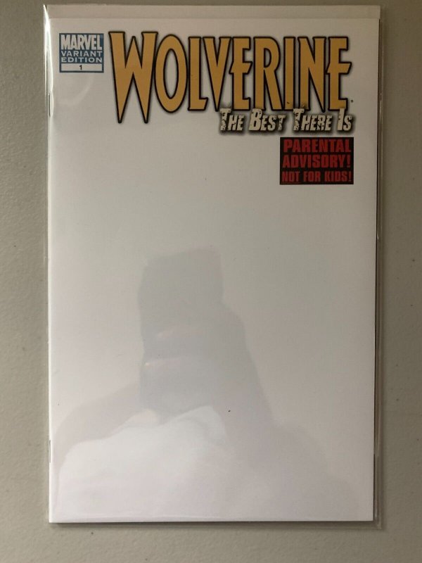WOLVERINE - The best there is #1 NM BLANK SKETCH VARIANT - Marvel 2011 