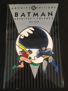 DC ARCHIVES: BATMAN Vol. 3 Hardcover, Second Printing