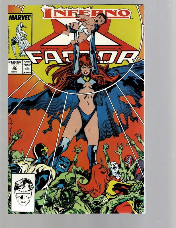 12 Marvel Comic Books X-Factor # 26 27 28 29 30 31 32 33 34 35 36 37 GK41