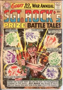 SERGEANT ROCKS PRIZE BATTLE TALES Winter 1964 PR COMICS BOOK