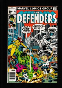 The Defenders #49 (1977) VFN / HULK / VALKYRIE / MOON KNIGHT / KEITH GIFFEN