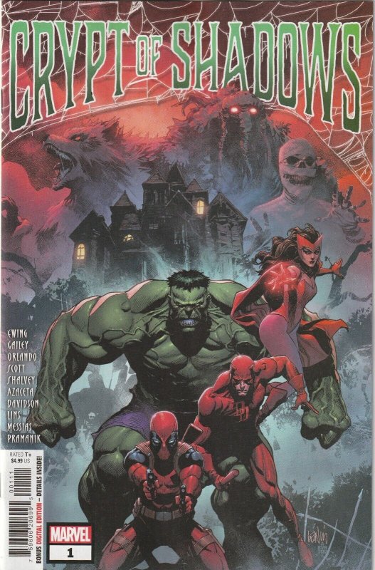 Crypt Of Shadows # 1 Cover A NM Marvel 2023 [U9]