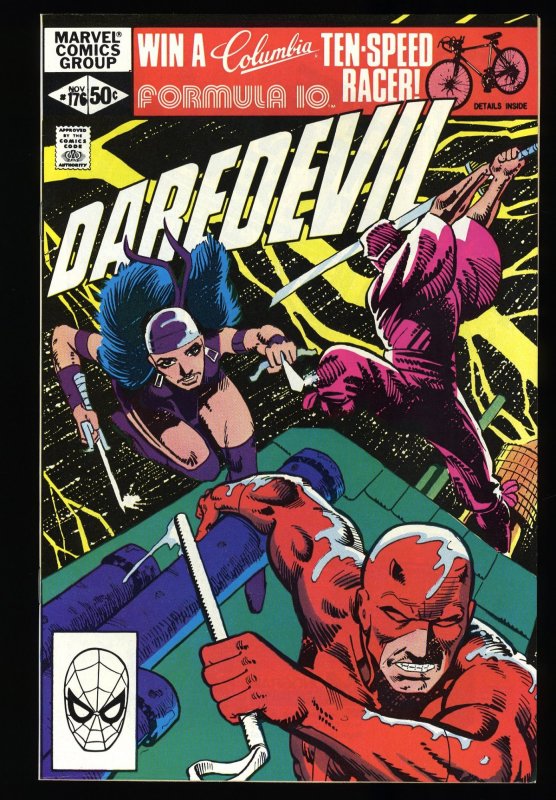 Daredevil #176 NM+ 9.6 1st Stick!  Elektra!