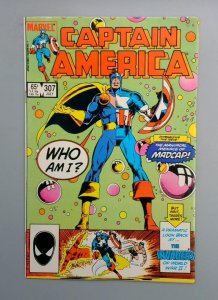 Captain America #307, VF+ 1st Mad Cap Marvel, 1986 JR1