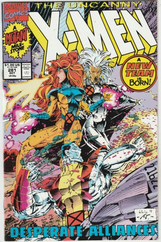 X-Men #281 (Oct-91) NM- High-Grade X-Men