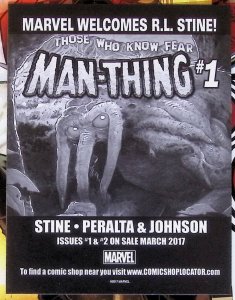 MARVEL ELEKTRA BULLSEYE KINGPIN MONSTERS UNLEASHED Promotional Poster + Venom