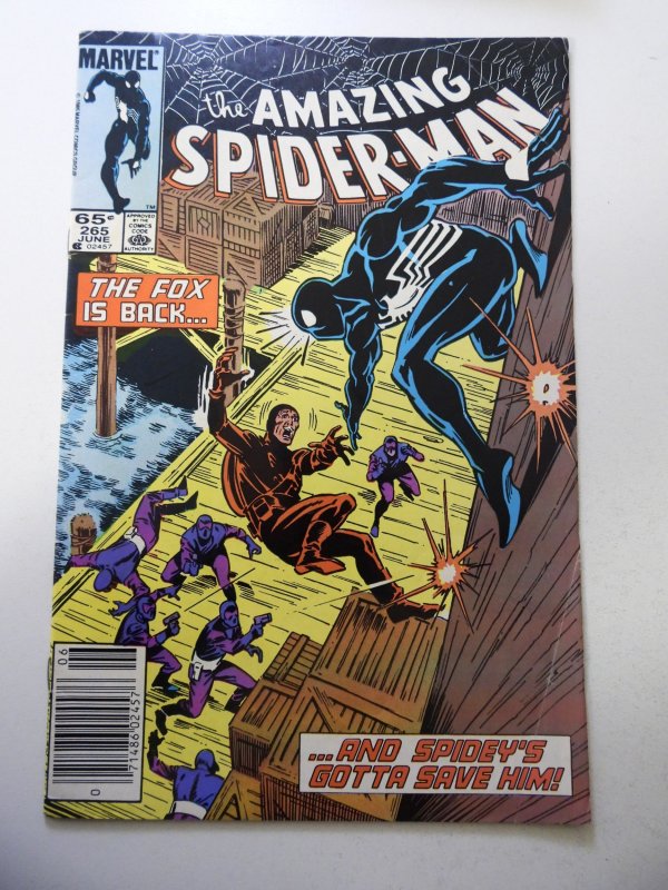 The Amazing Spider-Man #265 (1985) 1st App of Silver Sable! VG Condition