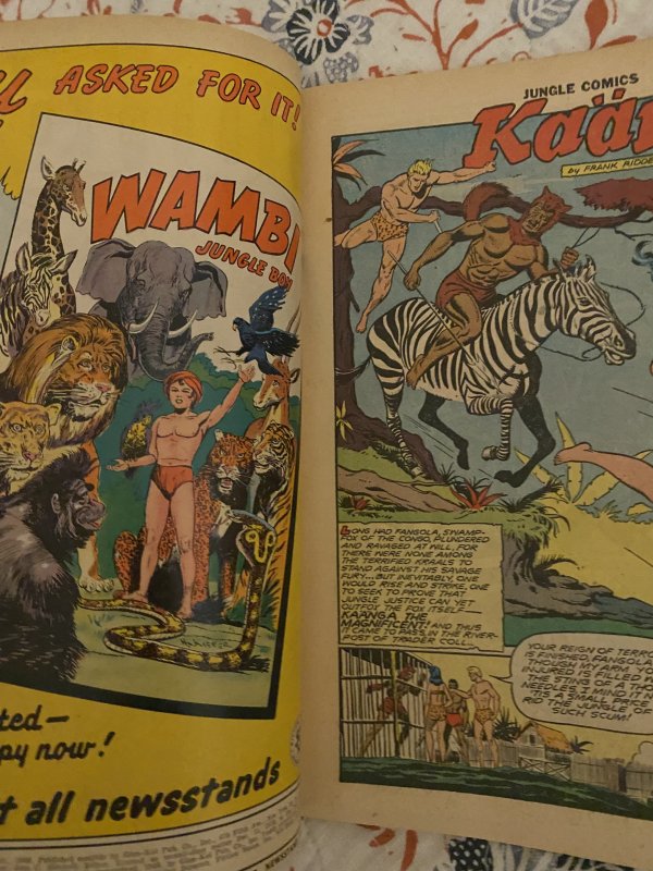 JUNGLE COMICS #106 1948-HIGH GRADE-GOOD GIRL -FICTION HOUSE VF