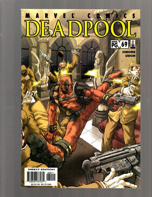 Deadpool # 69 NM Marvel Comic Book X-Force X-Men Wolverine Storm Gambit RP5