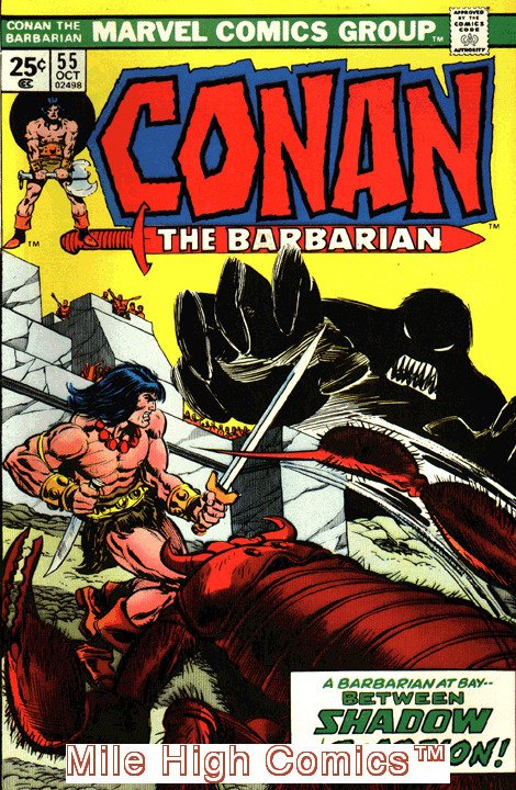 CONAN  (1970 Series)  (CONAN THE BARBARIAN) (MARVEL) #55 Fair Comics Book 