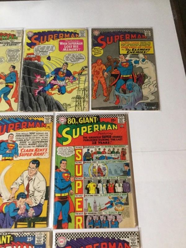 Superman 169 178 190 192 193 197 196 2.0-3.5 Good - Very Good-