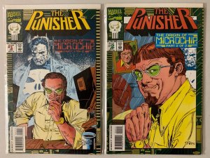 The Punisher set:#1+2 8.0 VF (1993)