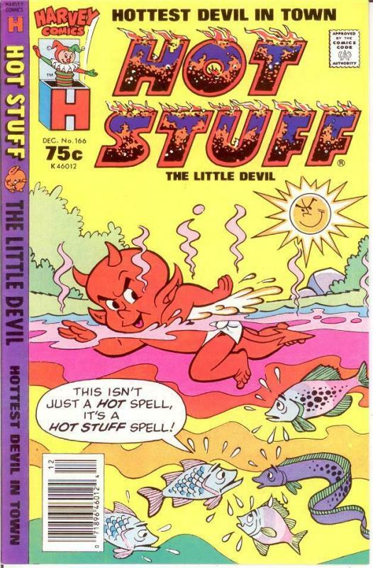 HOT STUFF (1957-    ) 166 VF-NM Dec. 1986 COMICS BOOK