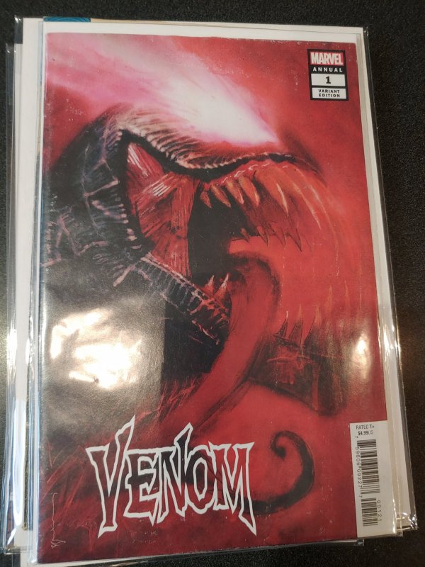 Venom Annual #1 Bill Sienkiewicz Variant Marvel Comic 1st Print 2018  NM