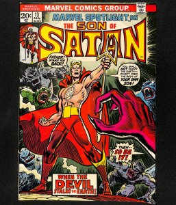 Marvel Spotlight #13 Origin Son of Satan!