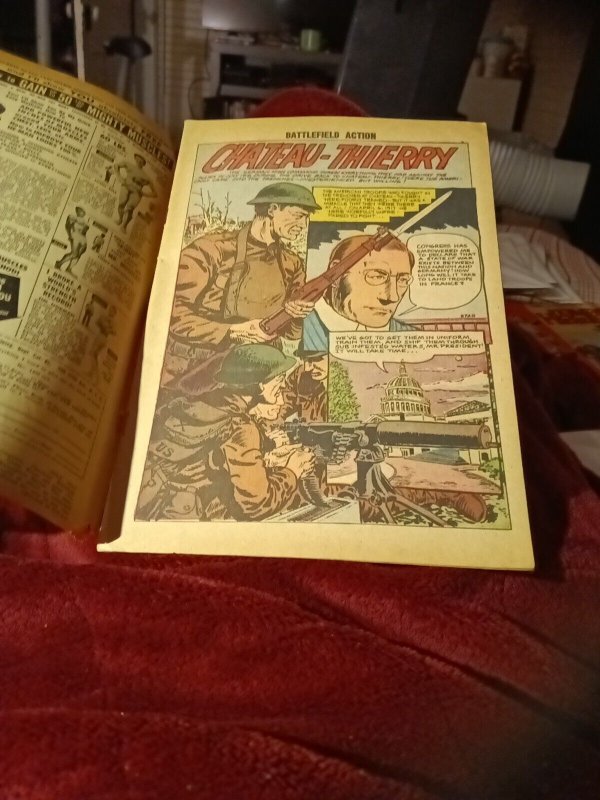 BATTLEFIELD ACTION #20 CHARLTON comics 1958 WAR Army Navy Silver Age Combat
