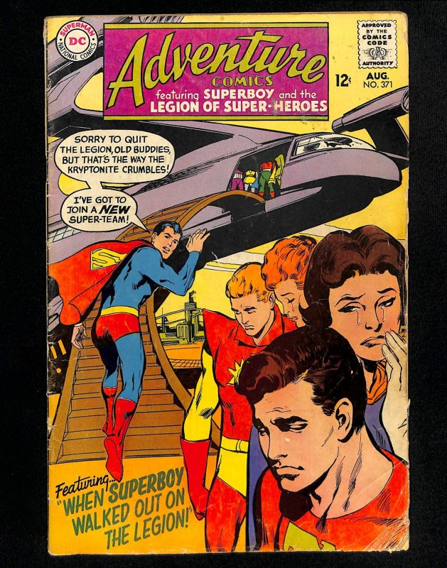 Adventure Comics #371 (1968) | Comic Books - Silver Age, DC Comics ...