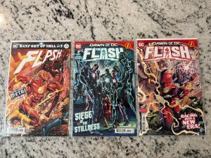Lot Of 3 Flash DC Comic Books # 1 2 33 NM 1st Prints Dawn Of DC 11 J435