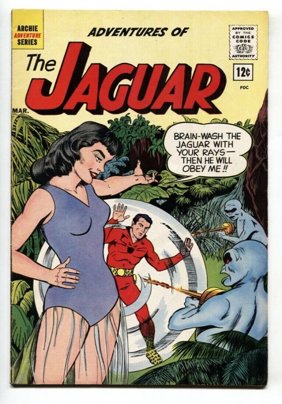 Adventures of the Jaguar #5 1962- Archie- CAT GIRL cover-GGA