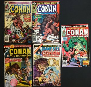 CONAN 17 COMICS LOT VG/NM MARVEL KANE, BUSCEMA ART