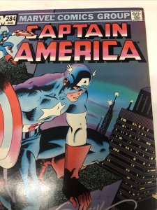 Captain America (1983) # 284 Variant Comic • Marvel Comics • Signed Mike Zeck