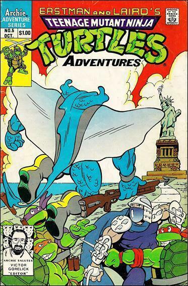 Teenage Mutant Ninja Turtles Adventures (2nd Series) #5 FN; Archie | save on shi