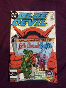 blue devil #19 signed by gary cohn rare dc comics comic book cool vintage sweet!