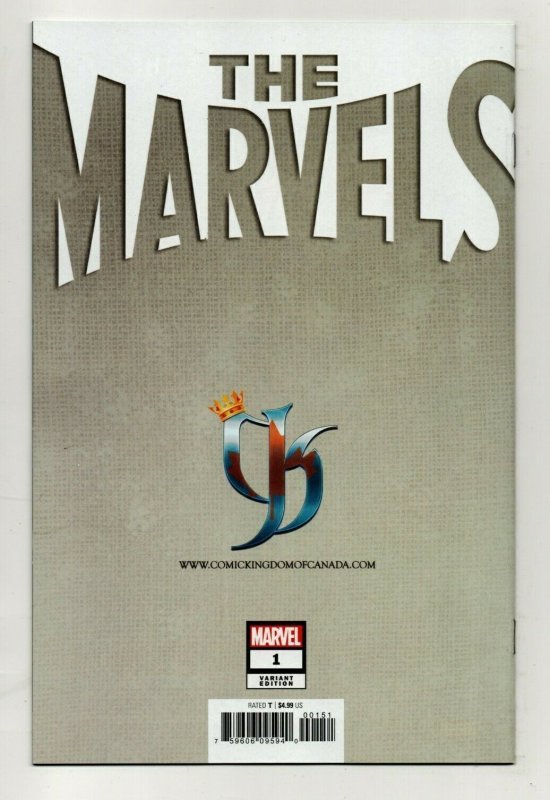 THE MARVELS #01 (2021) ALAN QUAH | TRADE DRESS | 1ST THREADNEEDLE | LTD 3000